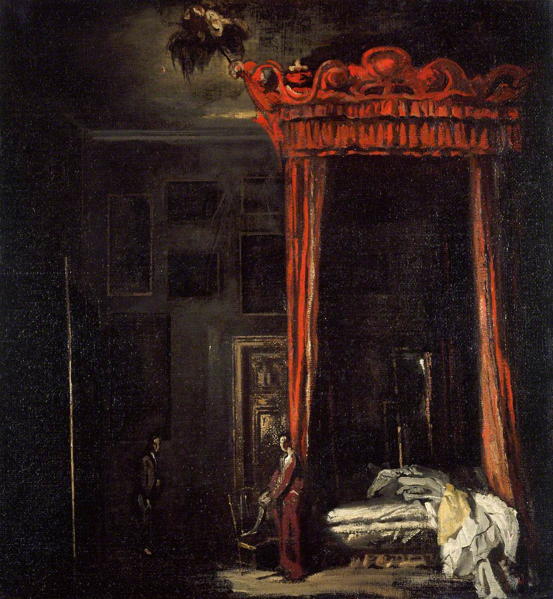 Painting, The Red Bed