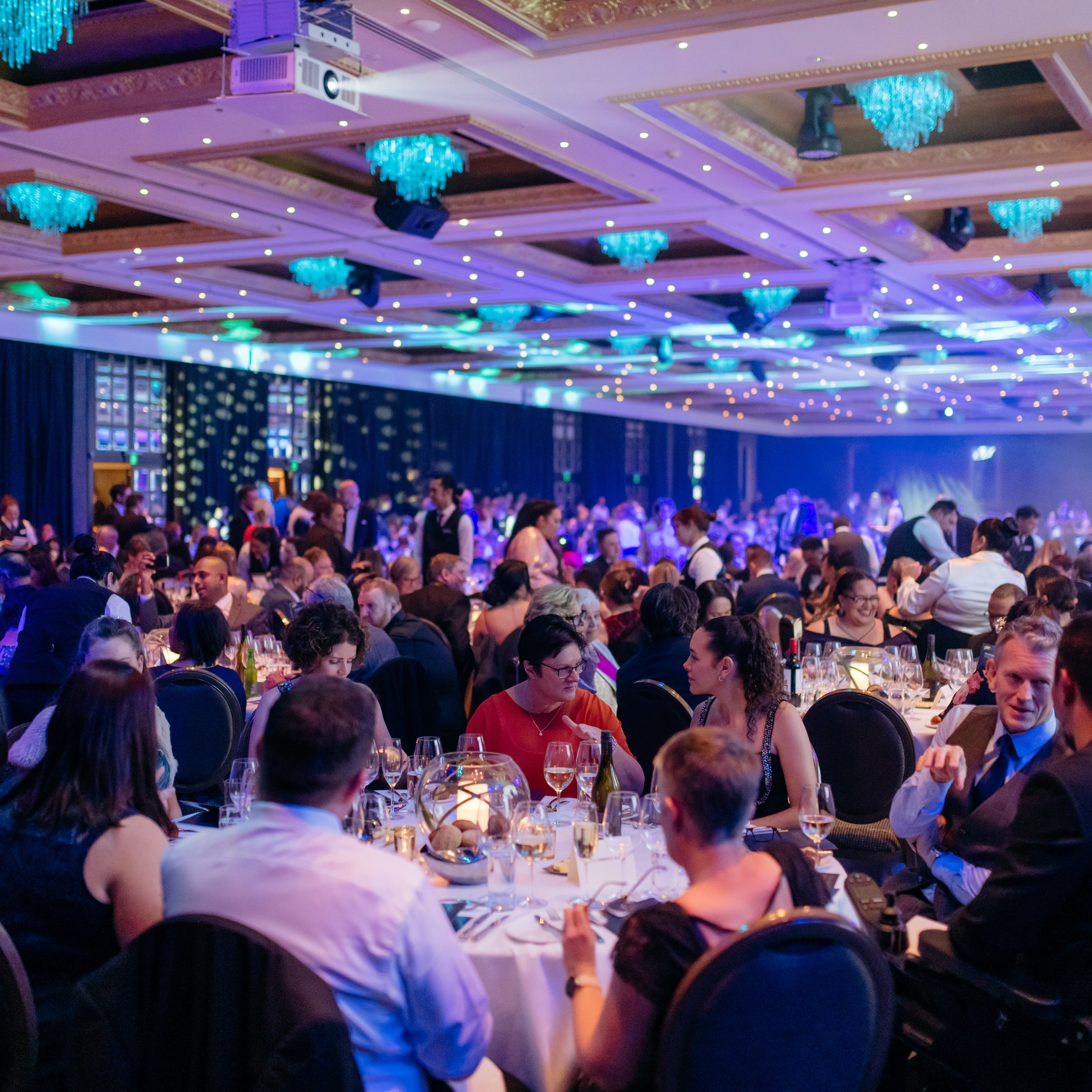 Guests seated in the venue 