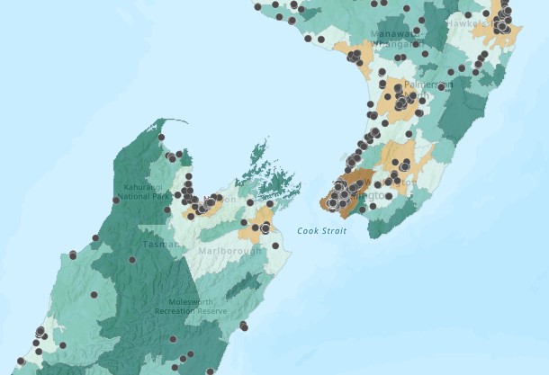 Rural interactive map