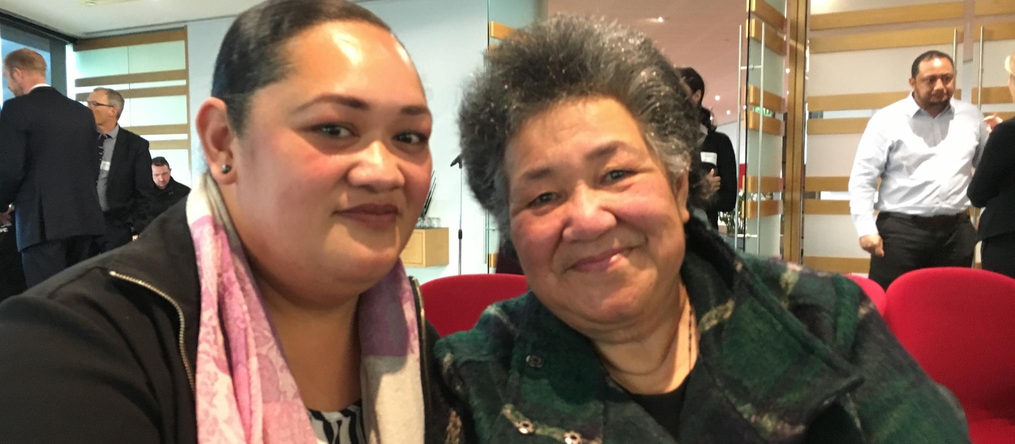 Nina Tatafu (left) and Lupi Ali