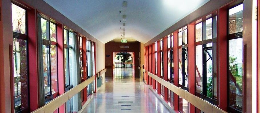 Hospital corridor