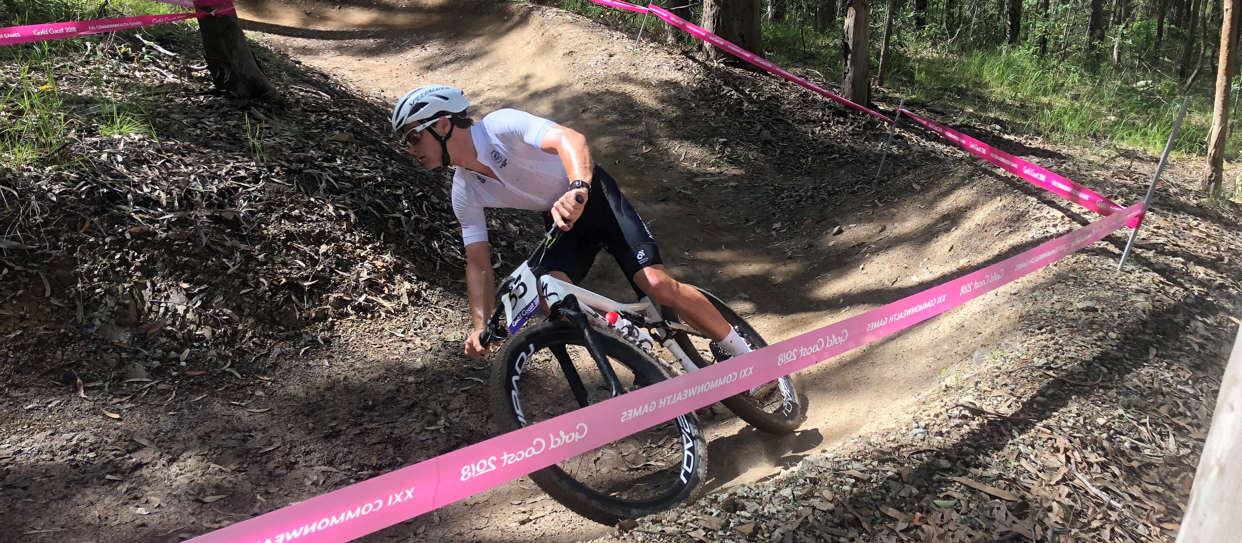 Commonwealth Games mountain biker