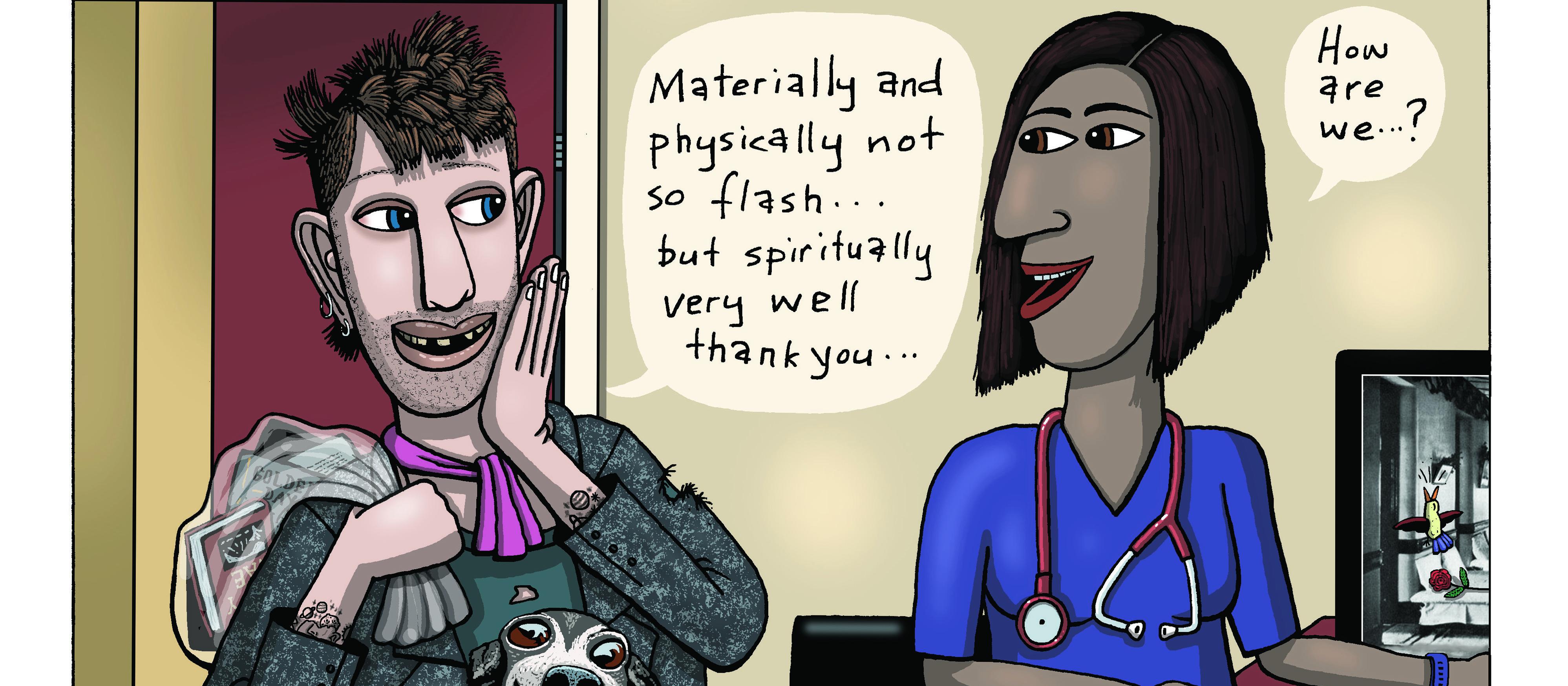 Frazer cartoon: physical/mental health