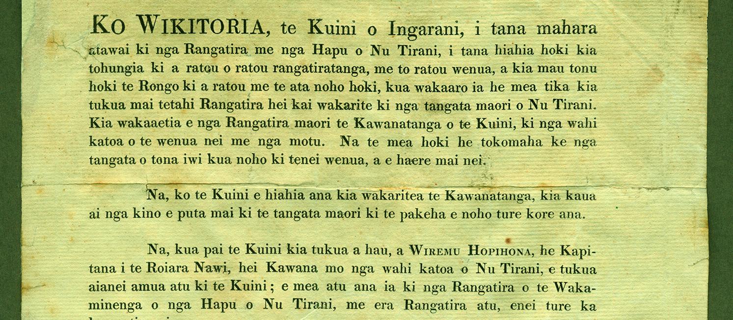 Treaty of Waitangi