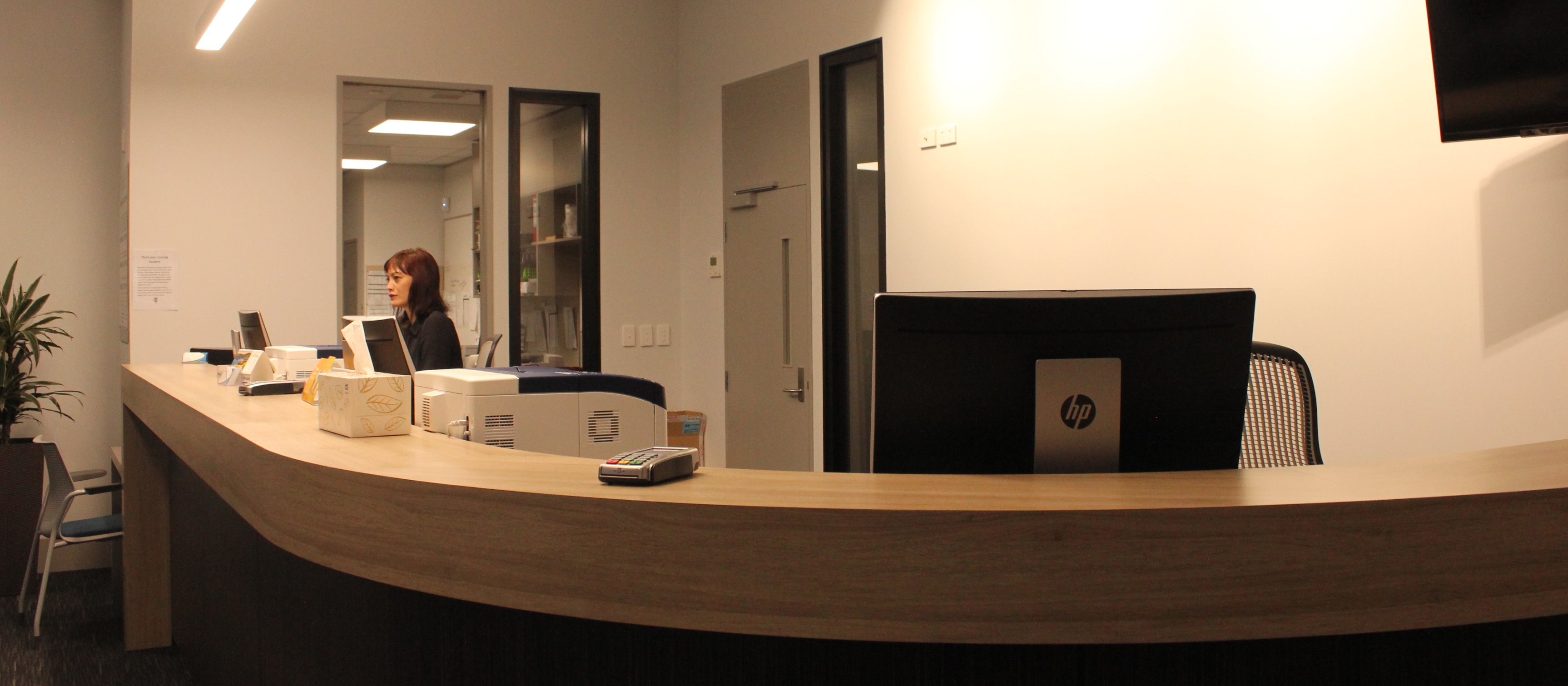 Reception desk