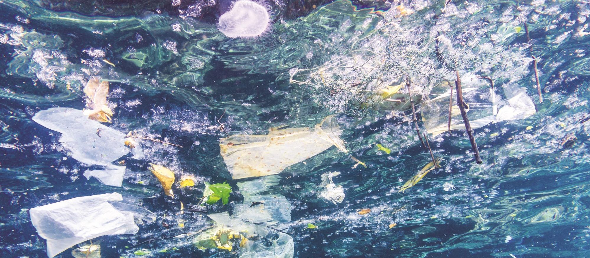 plastic in ocean