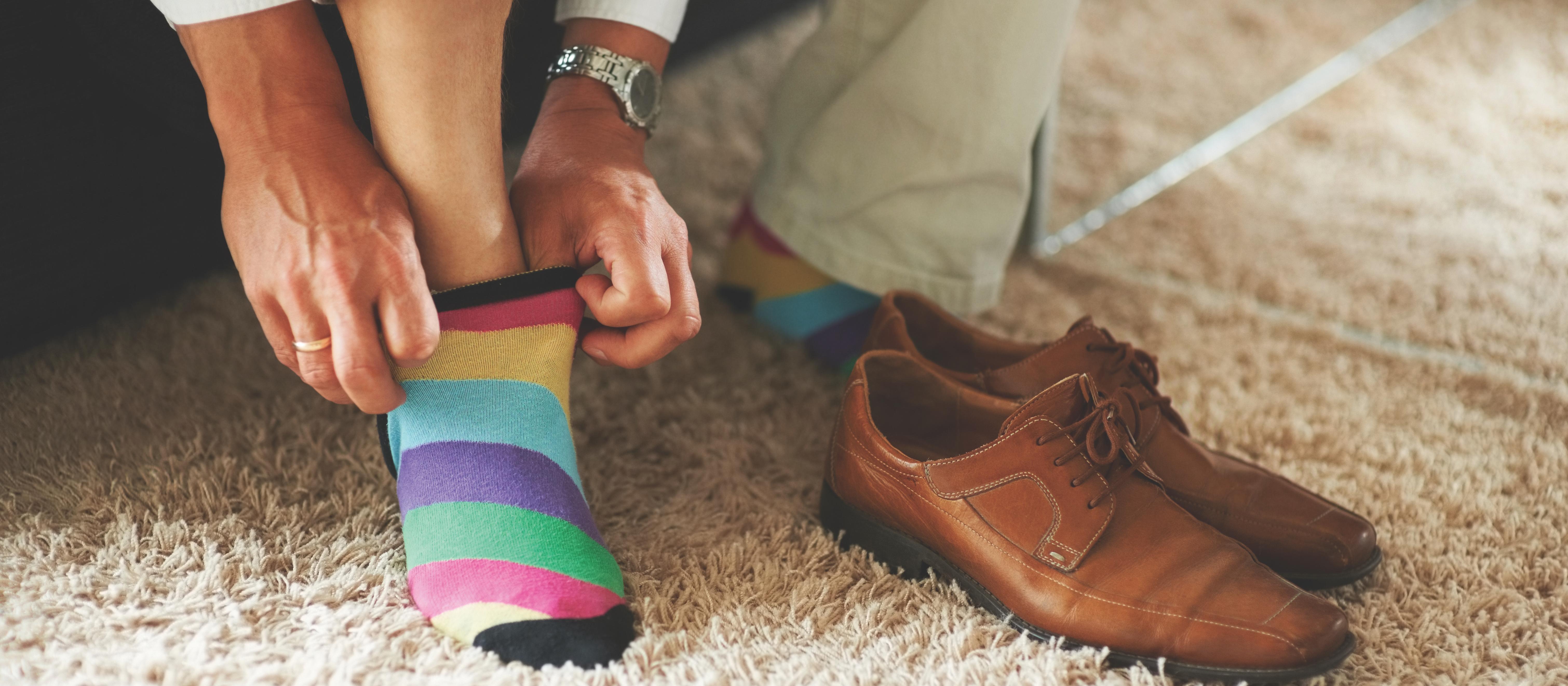 Rainbow socks