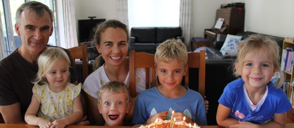 Andrea Penman with her family