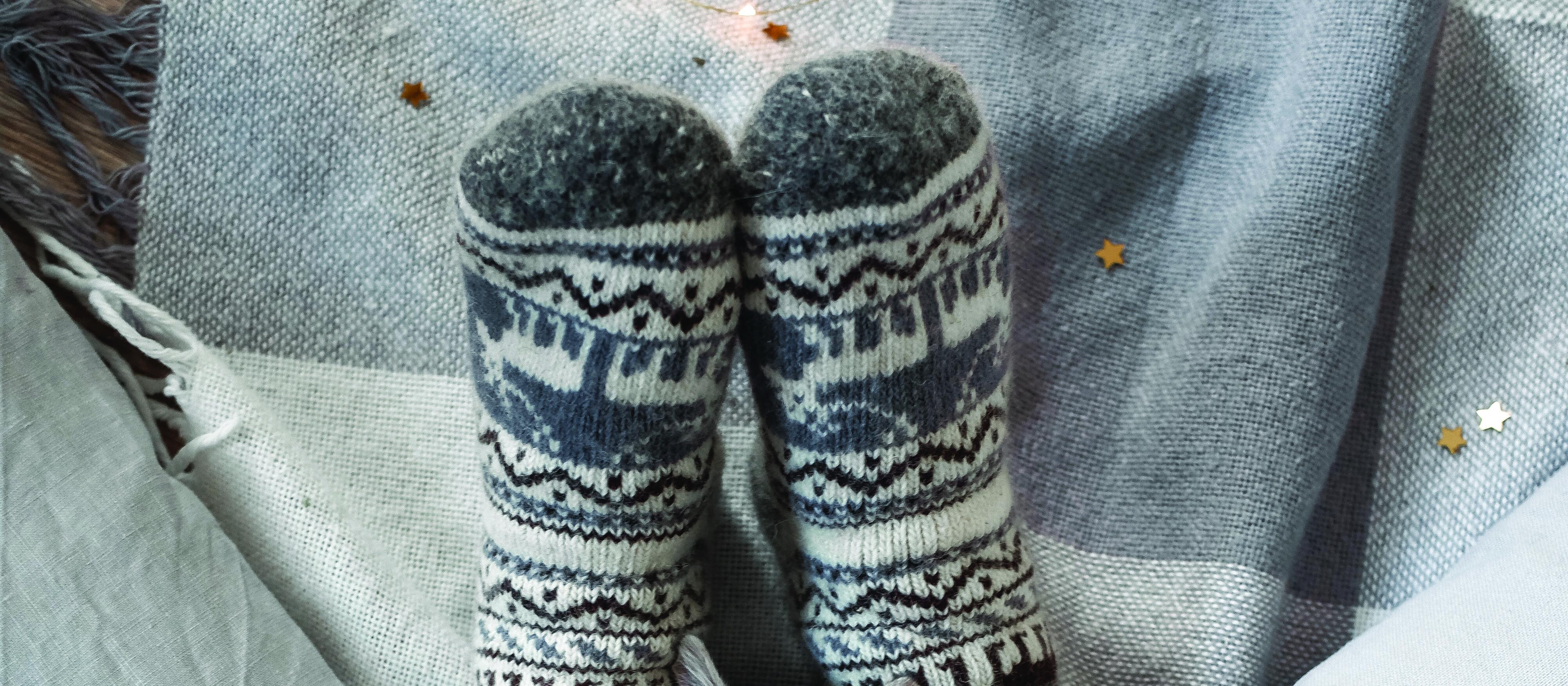 Woolly socks, winter warmers, cat, warmth