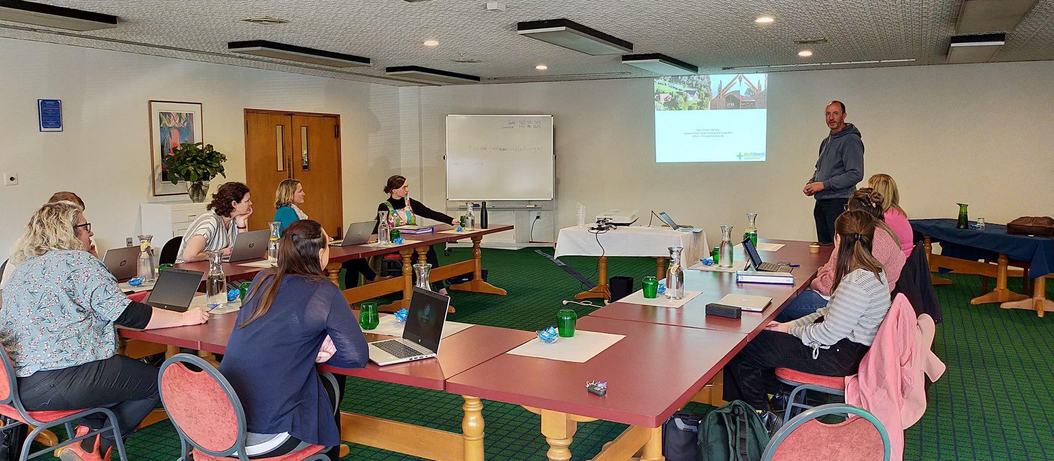 HIP training with WellSouth Associate Māori Health Officer Peter Ellison