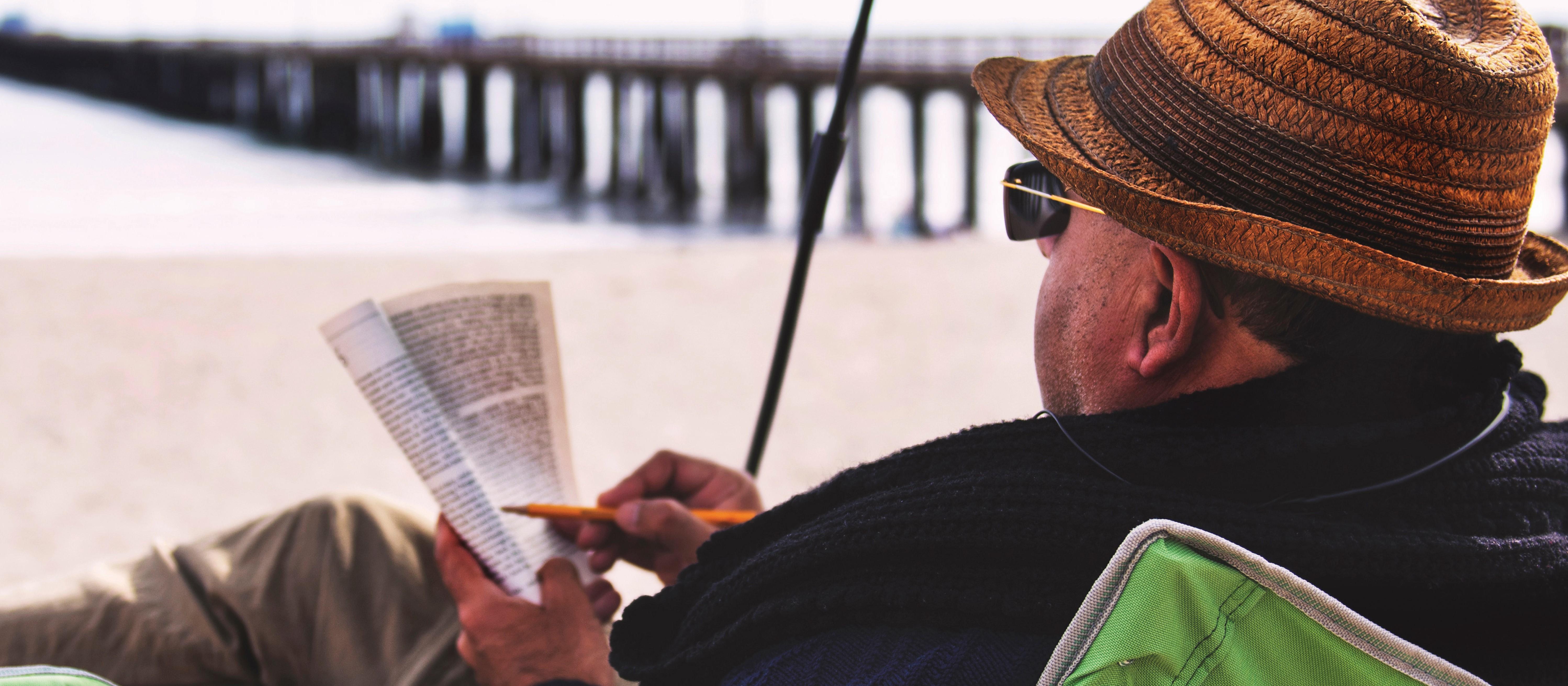 Older male on beach, Tim Mossholder on Unsplash