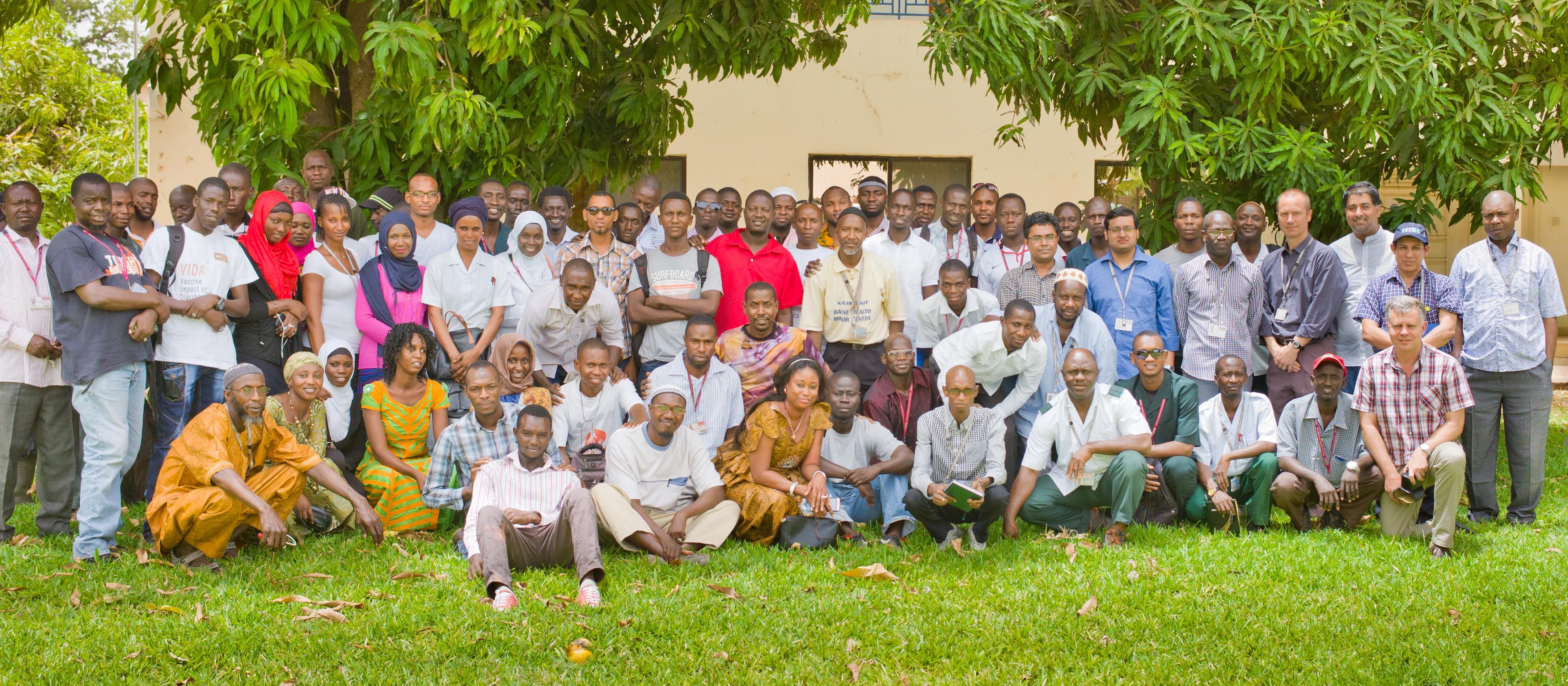 The research team in Gambia