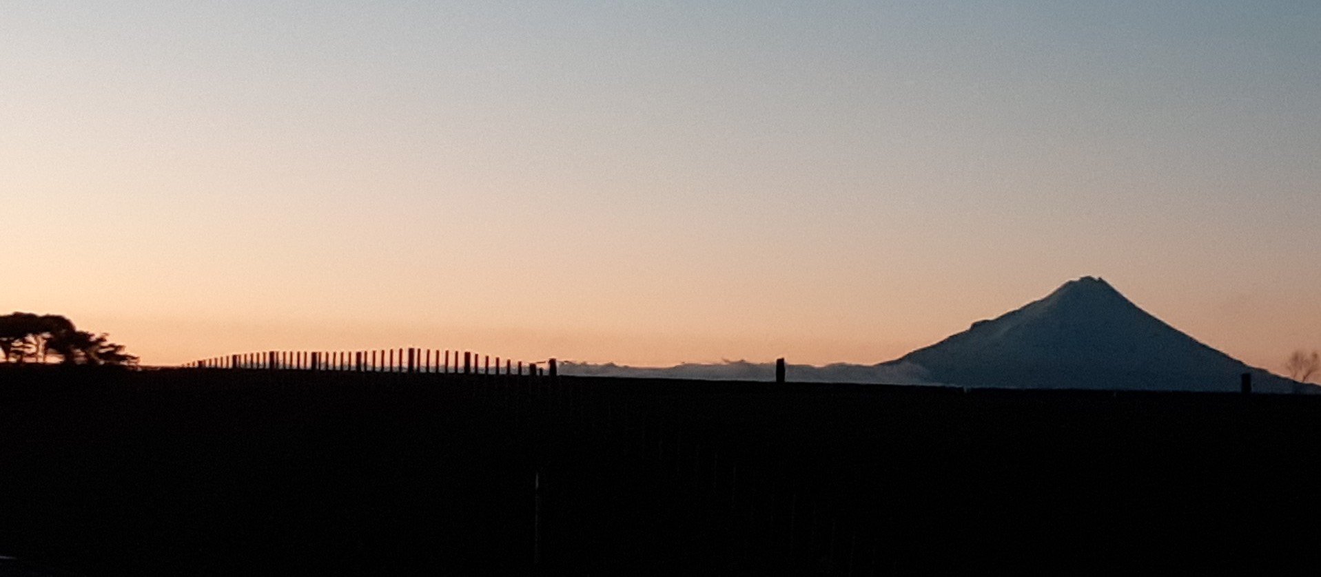 Taranaki from Hawera 1 Sept 2021