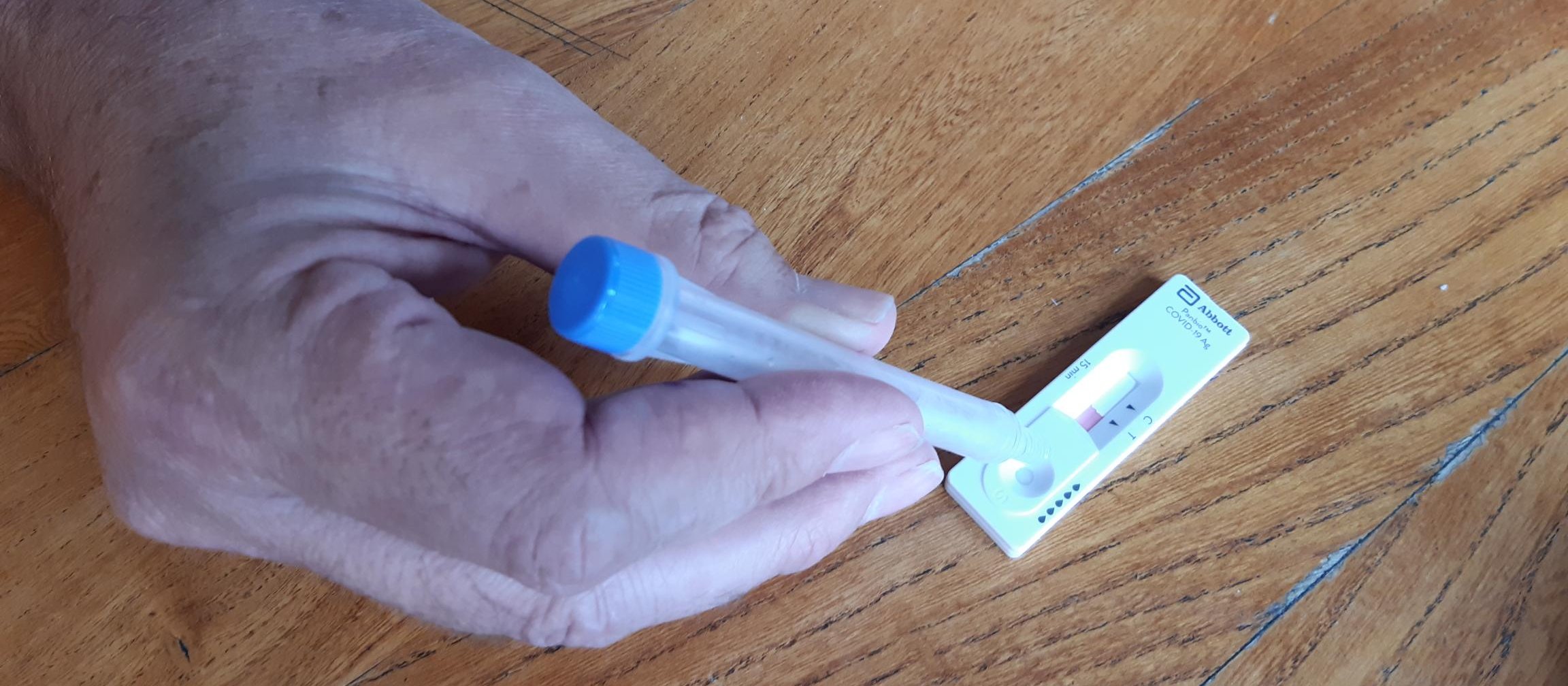 Rapid Antigen Test Hand