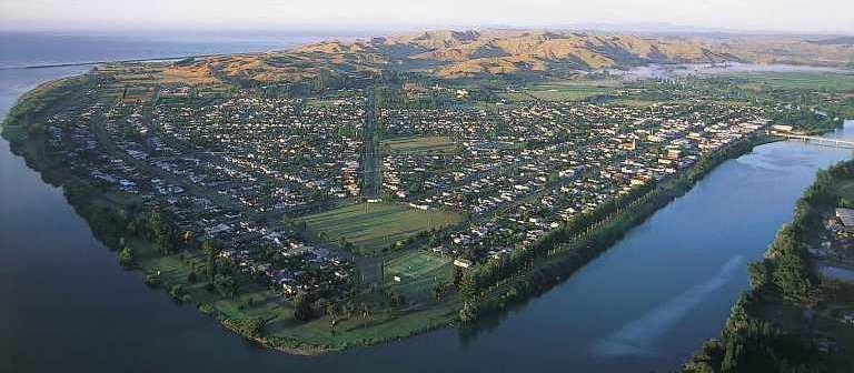 Wairoa aerial shot