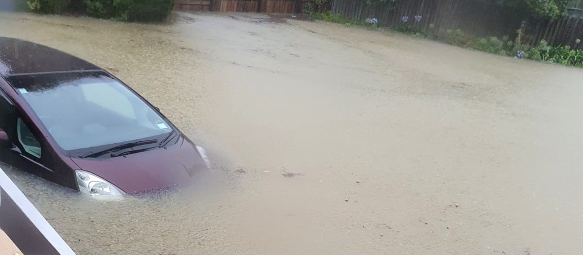 Noelle's car in the Archers Medical Centre carpark