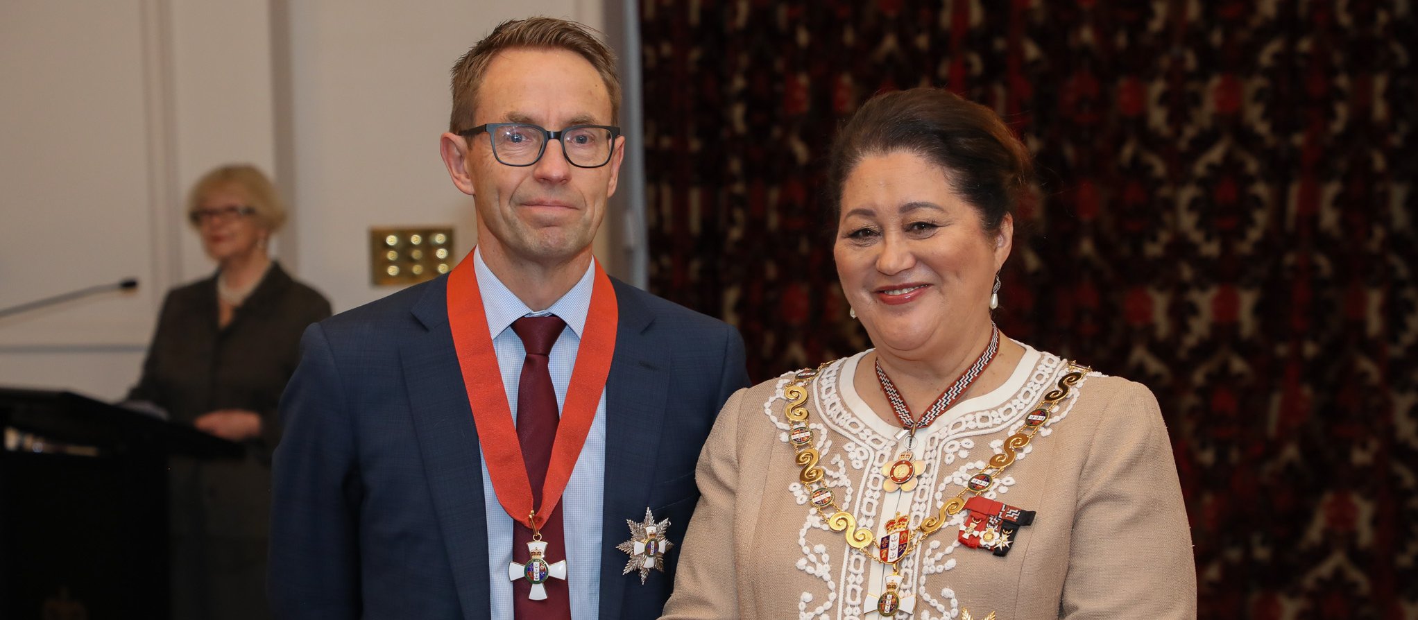 Sir Ashley Bloomfield, of Lower Hutt, KNZM for services to public health [Image: Governor General's Office]