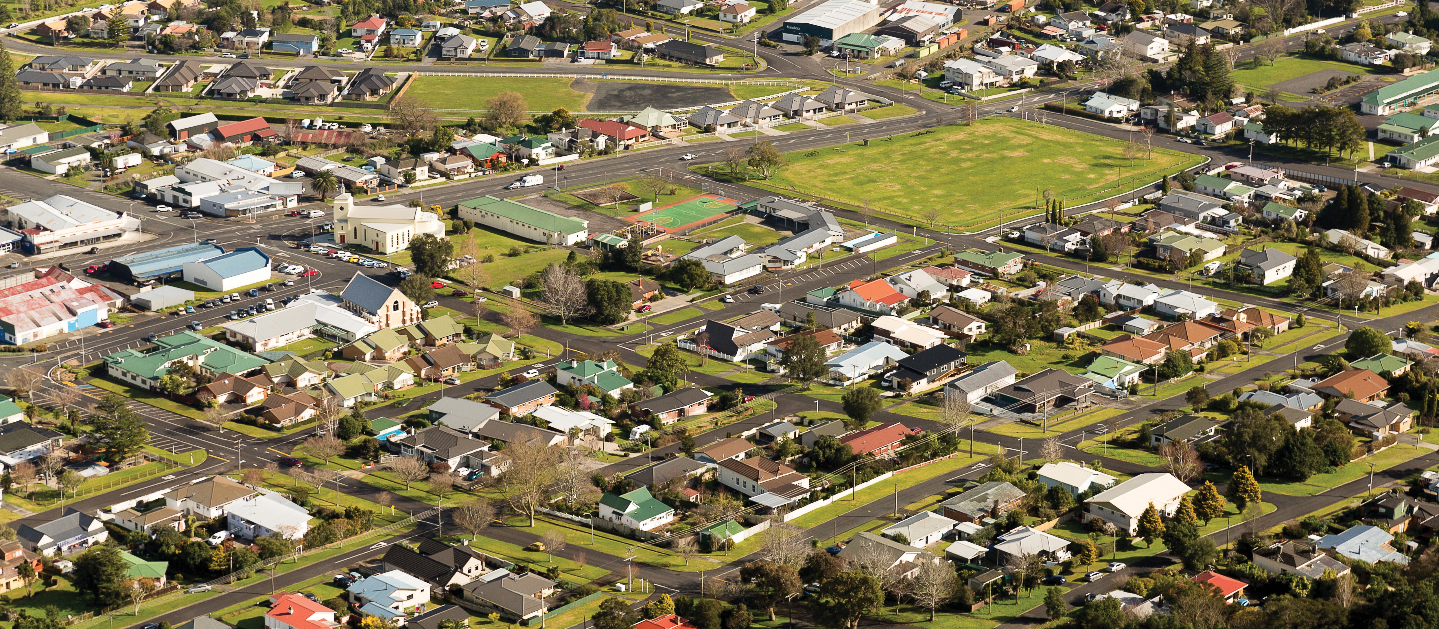 Te Aroha township