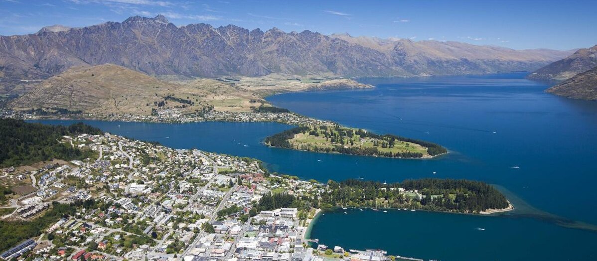 Queenstown aerial 