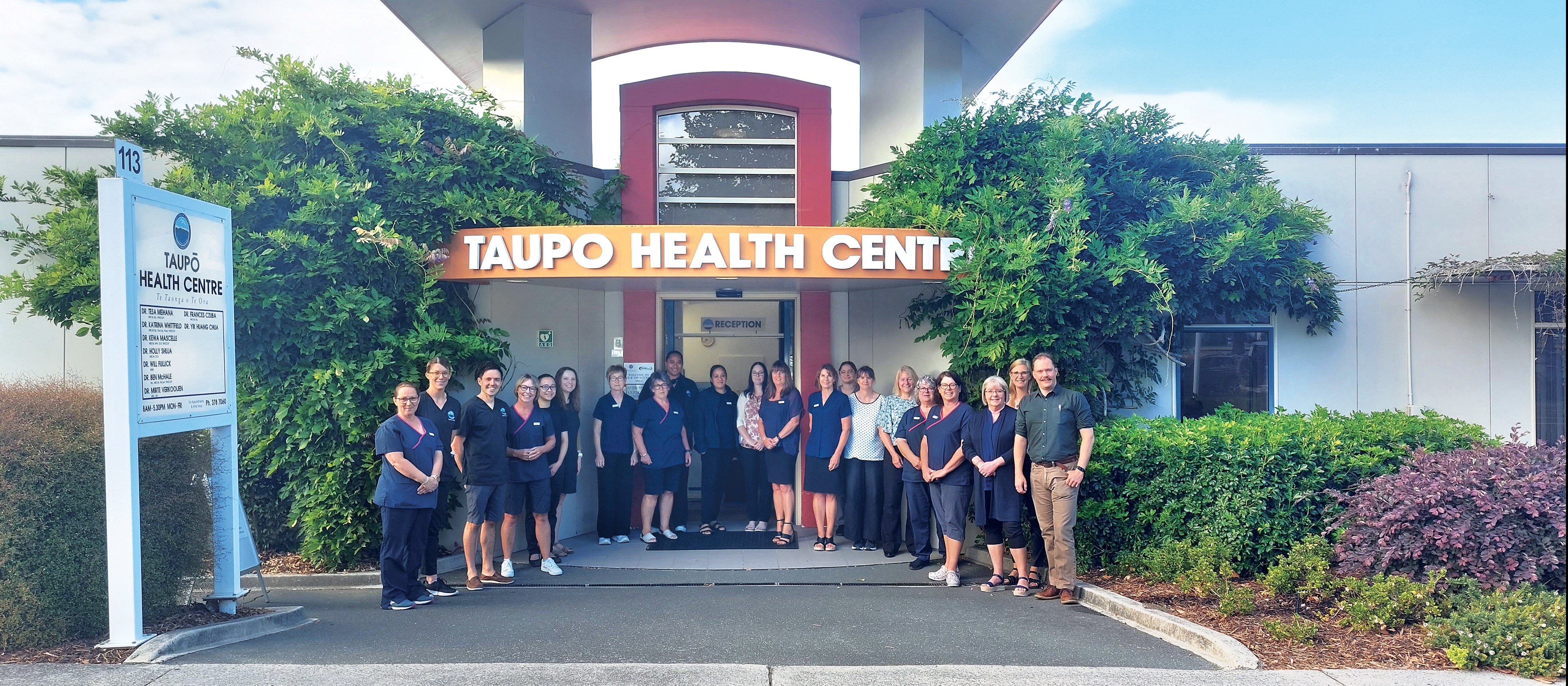 Taupō Health Centre team 