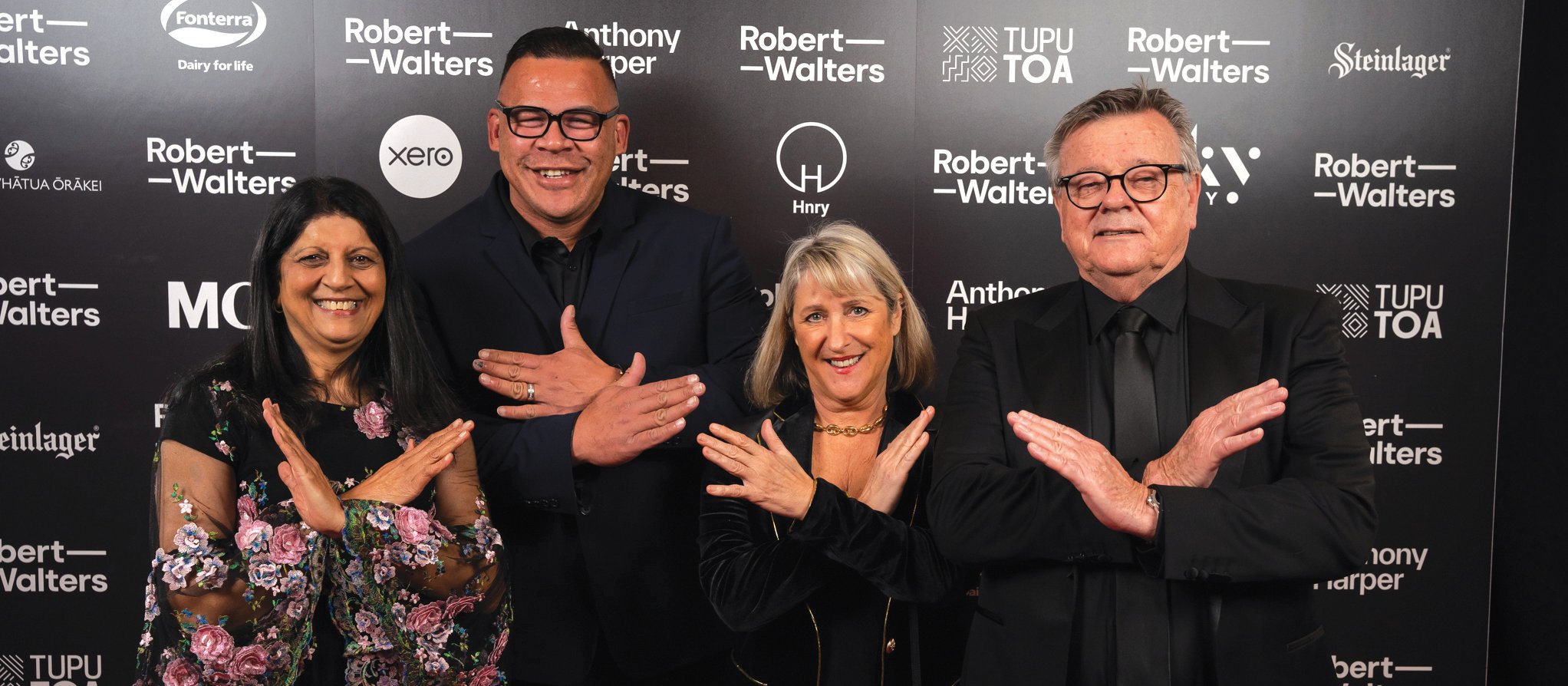 NZ Leadership Awards Media Wall