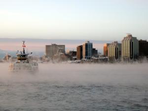 A cold morning in Halifax, Nova Scotia