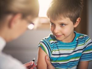 child vaccination, boy