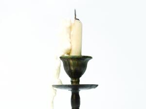 Candle, burn-out