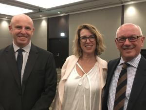 Andrew Connolly, Medical Council, Fiona Farrell and her husband, departing council chief executive Philip Pigou 