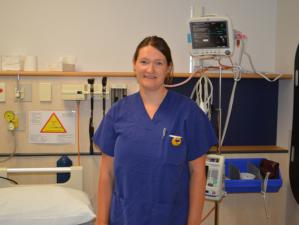 ED nurse Lynne Gledstone-Brown