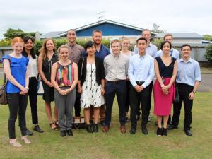 Year-five University of Auckland students taking part in the Hawera rural medicine programme