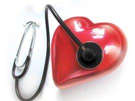 Heart and stethoscope