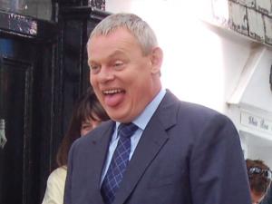 Martin Clunes, filming Doc Martin in 2007, taken by Richard Hall