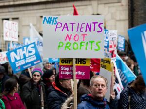 NHS march