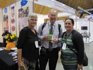 Rose Lightfoot, Bruce Arroll and Aniva Lawrence at last year's Goodfellow Symposium