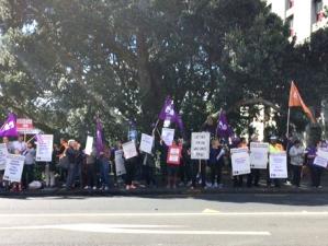 Auckland nurse rally