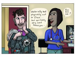 Frazer cartoon: physical/mental health