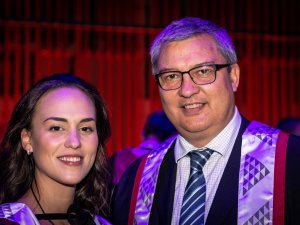 Moana and Tane Taylor at the RNZCGP Fellowship Ceremony 2018