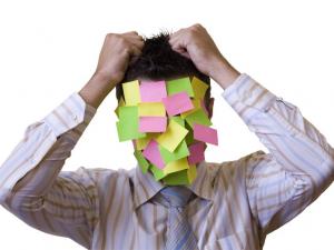 post it notes, business, frustration