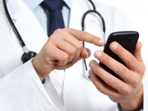 doctor, phone, app, health IT