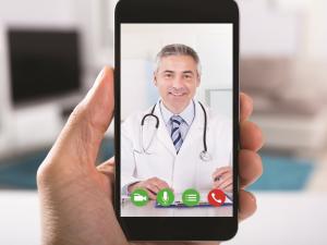 Doctor, telehealth, phone, virtual