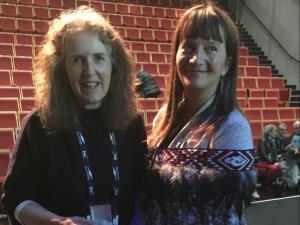 Former Rural General Practice Network chair Sharon Hansen hands over to Fiona Bolden 