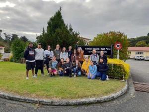 Students at Te Puia