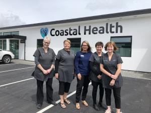 Coastal Health owners from left: Sue Griffin, Rose Ruddle, Trudi McGrath, Michelle Robb and Kathy Hines