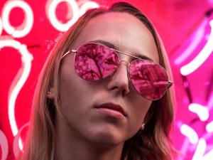 pink sunglasses [photo: Alex Iby]