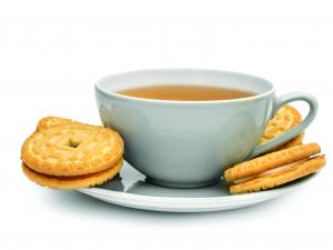 Cup of tea and biscuits