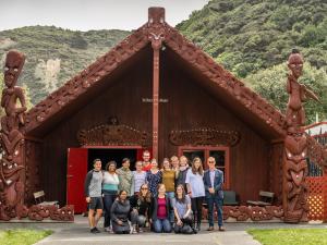 GPEP1 students at Hongoeka Marae