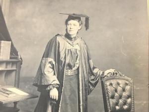 Dr  Emily Winifred Dickson first female fellow of College of Surgeons (Ireland & UK) and great-grandmother of Carol Atmore