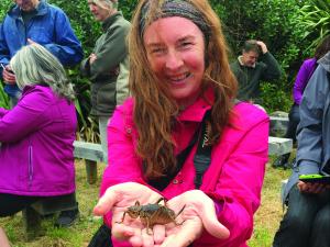 Barbara with weta