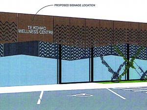 Te Kohao Wellness Centre front drawing